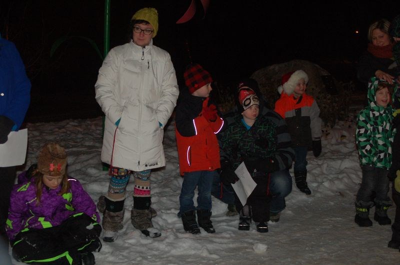 The Halkyard family had a family moment as they paused to remember the numerous individuals who touched their lives over the years and were recognized through a Christmas tree lighting ceremony on December 9.