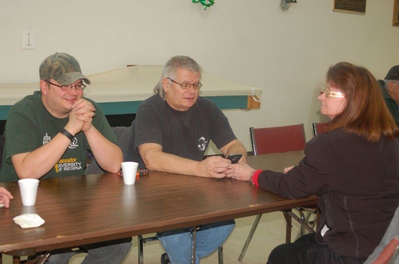 Cadet lunch Captain Troy Rogowski and his parents Brian and Darlene Rogowski supported the 606 Harvard air cadets annual chili lunch fundraiser at the Preeceville Club 60 on December 11.