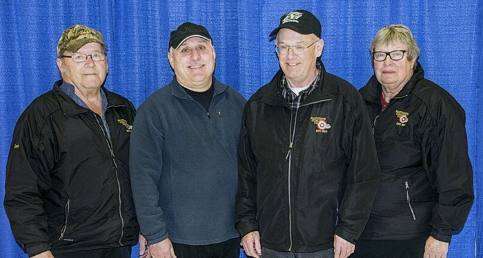 A – left to right: Les Satterthwaite, Sheldon Knoll, Kevin Laycock, Doreen Haubrich.