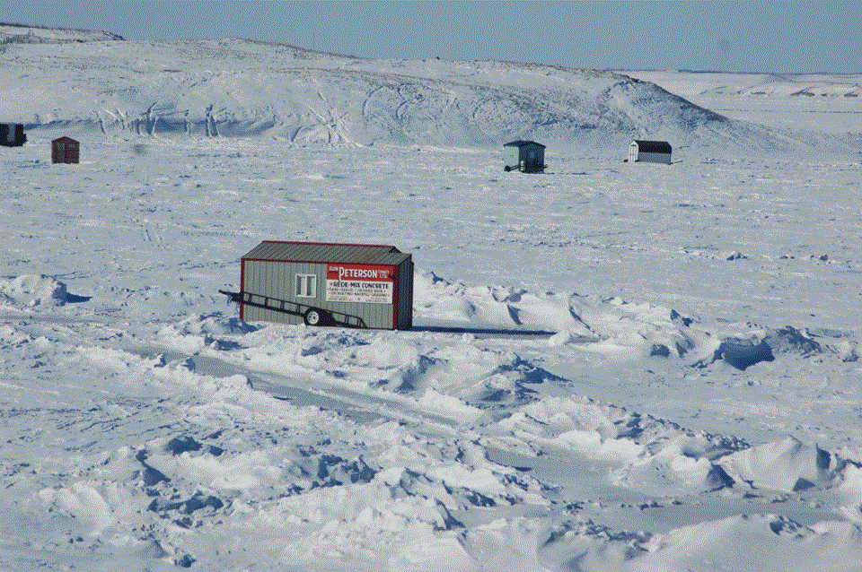 ice fishing