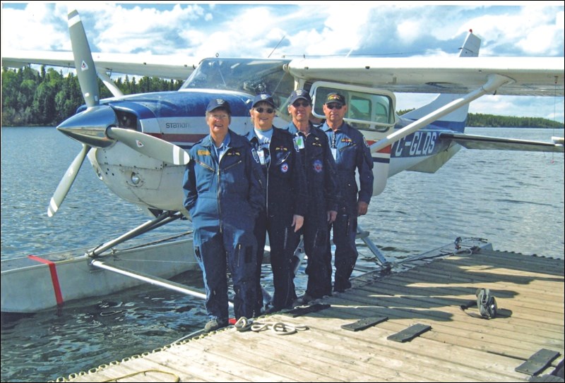Liz Rodnisky, Myrna Guymer, Butch Lekopoy and Gerry Angell (from left) all volunteer with CASARA, the Civil Air Search and Rescue Association.