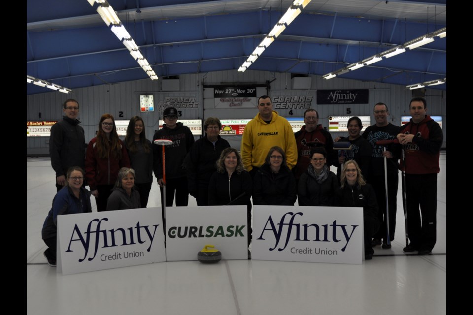 Local curlers were given a lesson on sliding, throwing and brushing techniques from a CurlSask delegation at the Power Dodge Curling Centre on Friday.