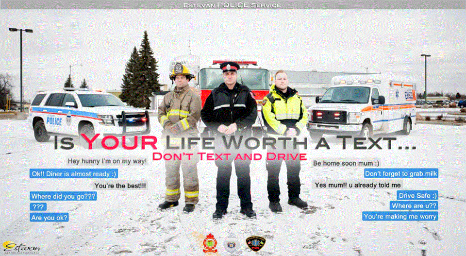 Poster on texting and driving