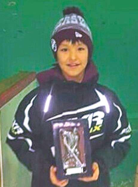 Embry Roberts of the Northland Ford Atom A Bombers won Top Offence in the A Division at the Munn Cup Tournament.