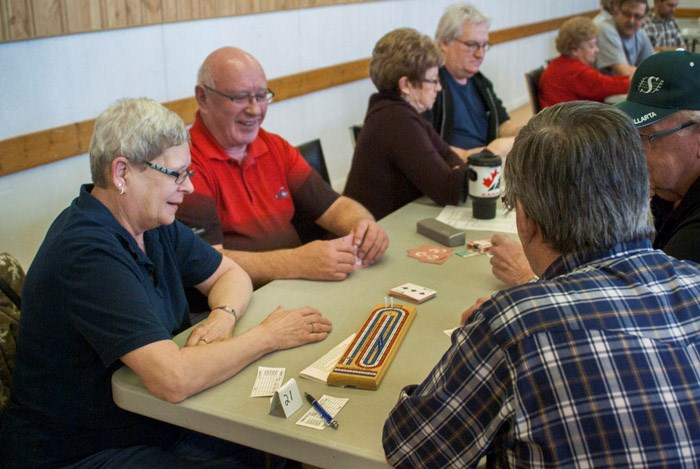 Pegging it The Doubles Cribbage Tournament at the Legion Hall Saturday saw 96 players compete to be named Top Cribbage Player of 2016. Players young and old, male and female, all thoroughly enjoyed the competition and camaradery.