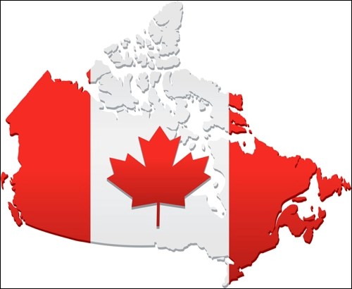 canada map