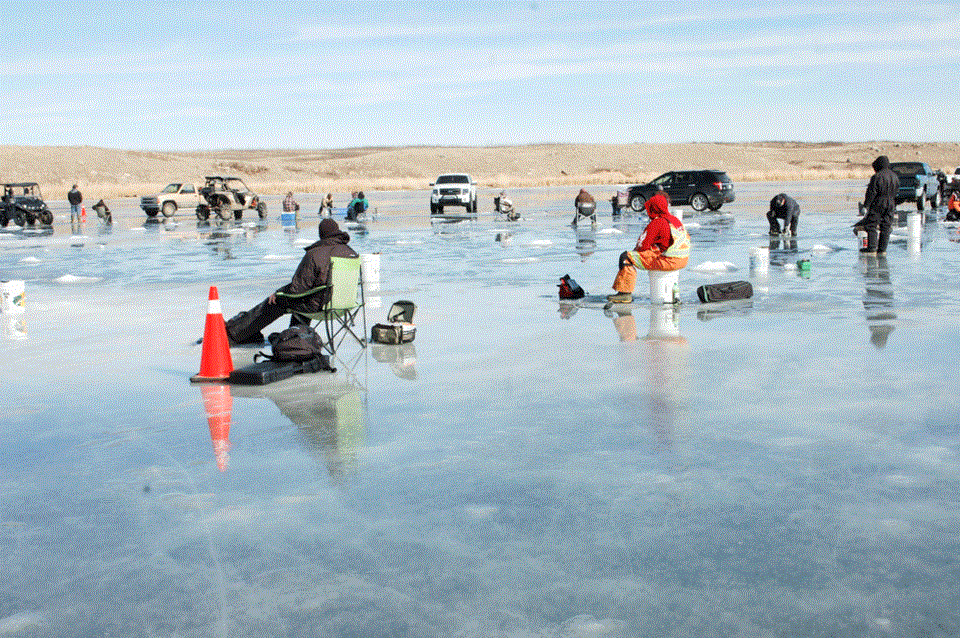 Ice fishin