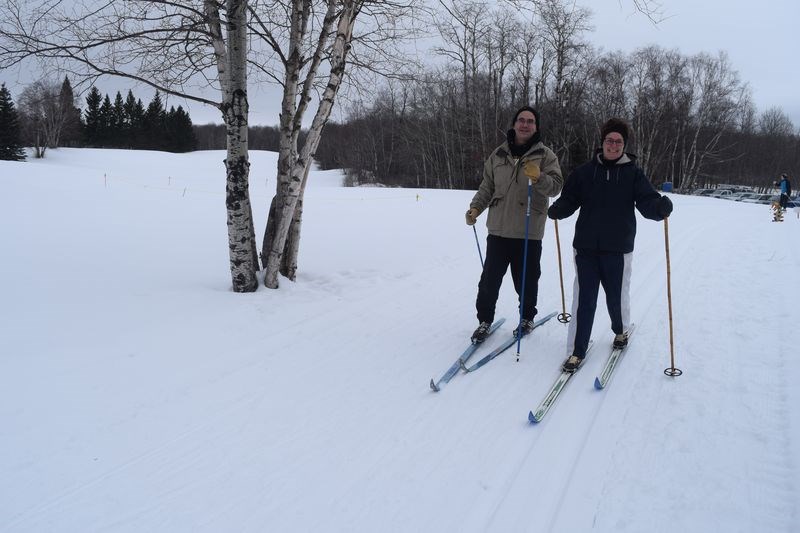 Former Kamsack resident Dale Achtymichuk and his wife Renée of Wadena were among the loppet participants.