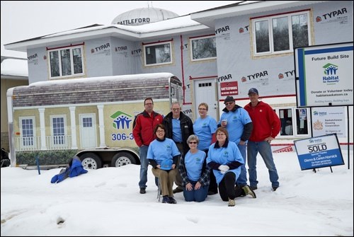 Home Hardware Building Centre North Battleford has provided labour and material to the Habitat for Humanity dupex project that is valued at $26,500.