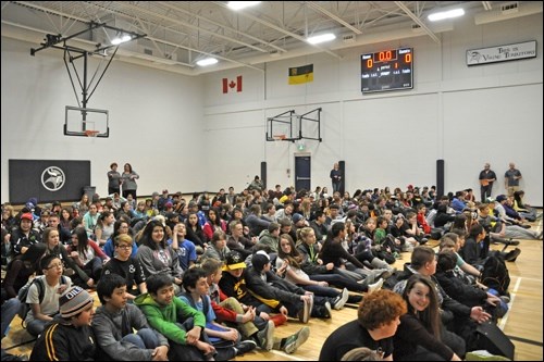 NBCHS's newest gymnasium, opened in 2016.