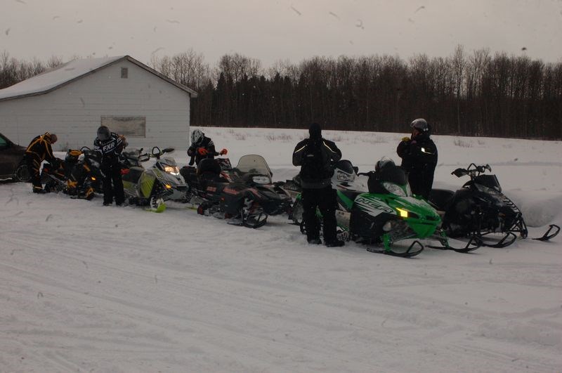 Forty-nine avid snowmobilers from across a large area that includes Saskatoon took to the trails in the Okla snowmobile derby on February 28.