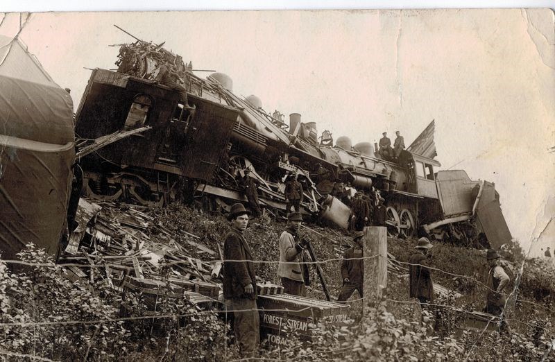 Clayton Dearden of Edson, Alta., was sorting through papers and other memorabilia of his late mother, who died last month, and came upon this “most interesting old photo showing a train wreck somewhere in the Kamsack area.” The photo has writing on the back saying “Train wreck at Kamsack,” Dearden said, and in different hand writing it says “Kamsack Hurricane.” The big hurricane (Kamsack Cyclone) was in 1944, but the photo appears to be older than that, he said. Clayton’s father, James, who died in 1987, and his family had farmed in the Kamsack area from about 1915 to 1956. His mother Hope (nee Tower), who had been from Norquay, had been teaching at Bearstream school north of Kamsack when she met James, who had recently returned from fighting in the Second World War. “I was wondering if anyone might know when and how this train wreck occurred.” Persons with information on this train wreck are asked to contact the Times with that information and it will be forwarded to Dearden.
