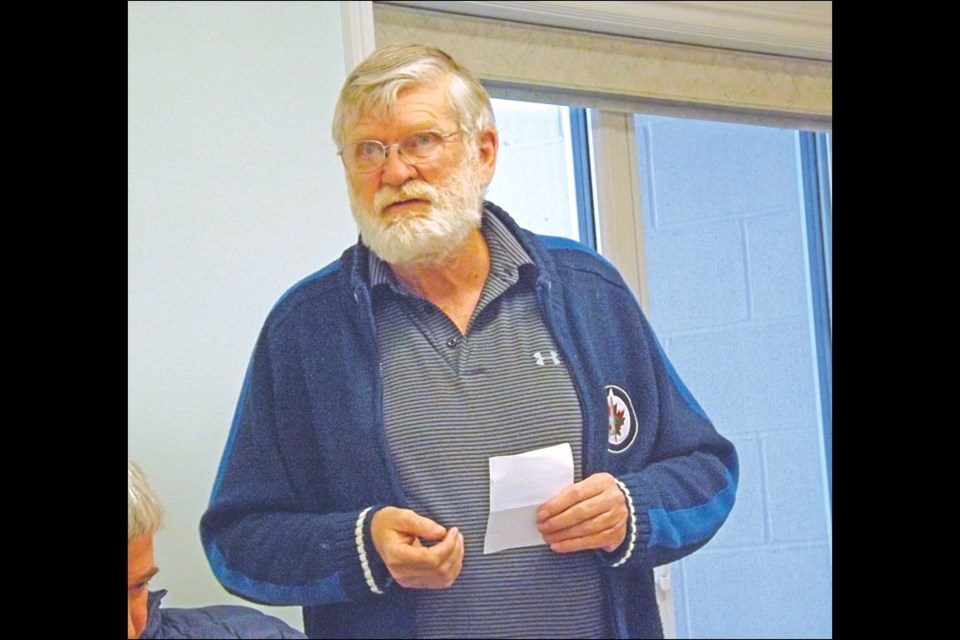 Ken Mansell, who opposes a new Co-op store at this time, poses a question about the project.
