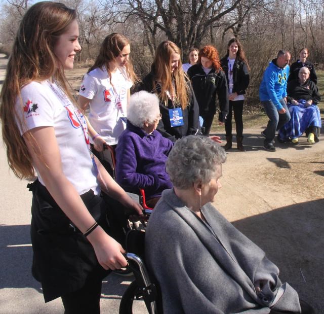 team volunteers