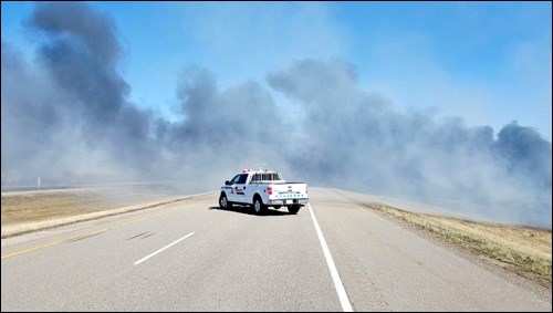 rcmp grass fire