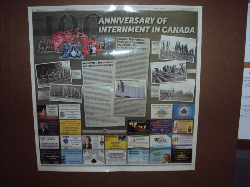 A number of displays were set up to pay tribute to impact of the Ukrainian immigrants that began 125 years ago.