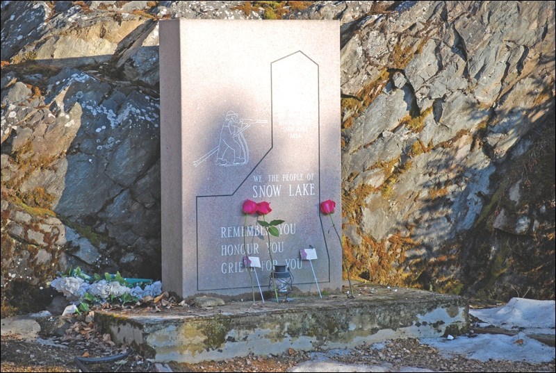 Snow Lake’s Miners’ Memorial