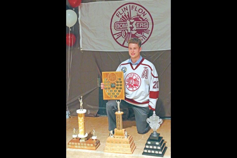 Alex Smith won three individual awards: CFAR Most Valuable Player Award, George Leel Memorial Award for most points and the RBC Three-Star Award. He also shared the Flin Flon Bombers Most Popular Player Award with linemate Brandon Switzer.