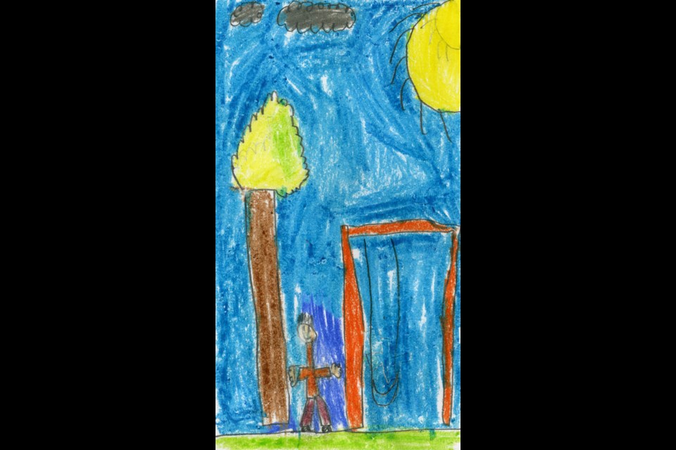 Turning an eye to the skies... Jorome McKay, Grade 2 M.C. Knoll School