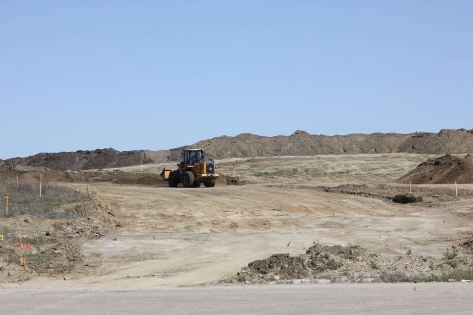 Construction has started on an extension of Bourquin Road in northeast Estevan. The road is being co