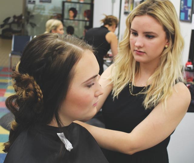 bridal hair