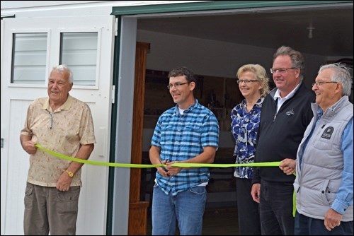 A ribbon cutting celebrated the opening of the Andersen's Woodworking and Lighthouse Service buildings at Fred Light Museum Saturday. Photos by Dustin Saracini