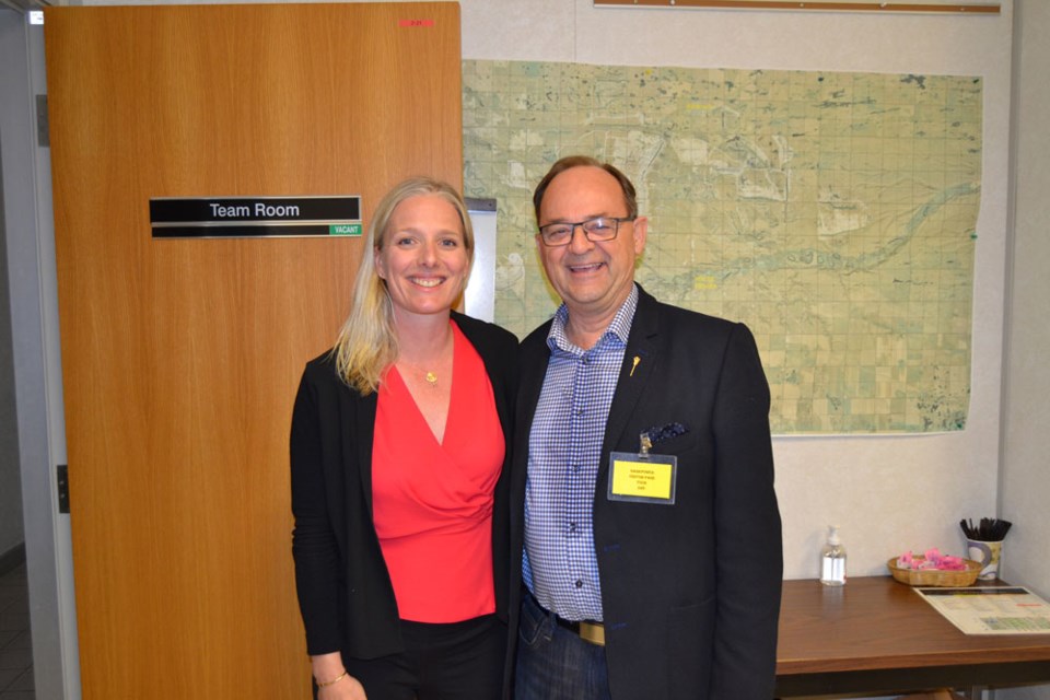 Catherine McKenna and Herb Cox