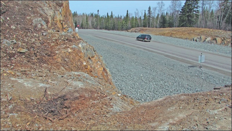 Highway 10 near Flin Flon