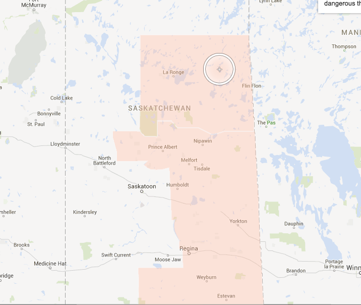 Storm watch map