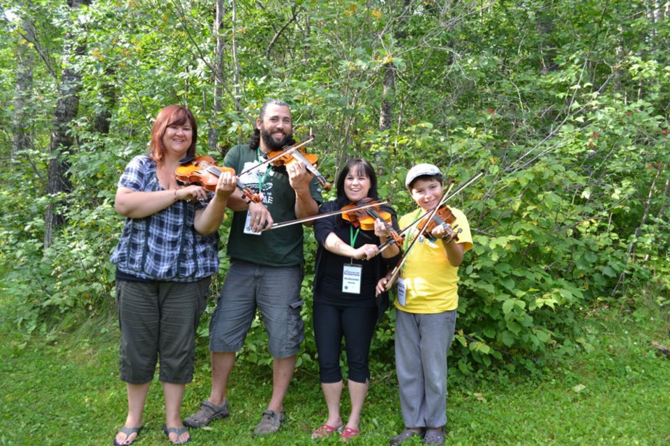 The Kitchen Party has become a popular camp for people to learn to play the fiddle and other musical instruments. Photo submitted.