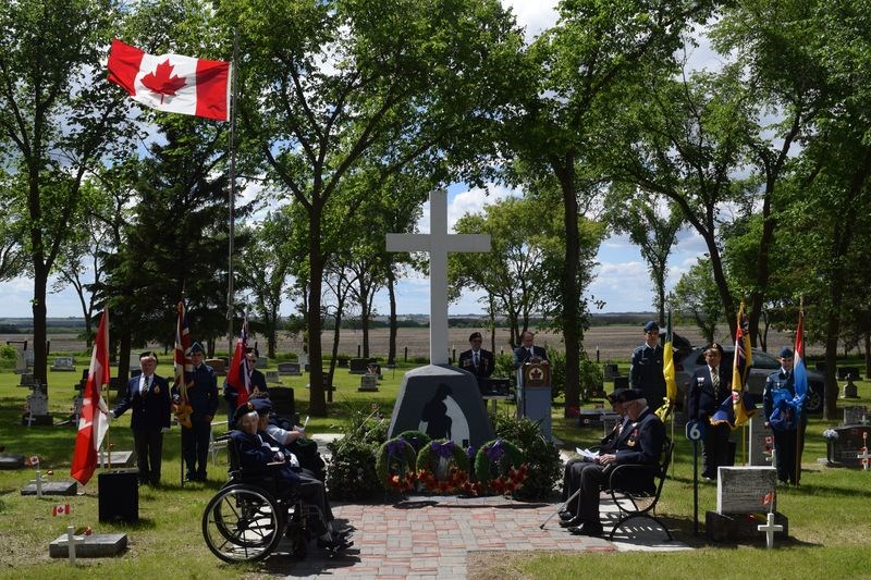 Members of the Kamsack branch of the Royal Canadian Legion held Decoration Day services on Sunday at the Legion area of Riverview Cemetery.