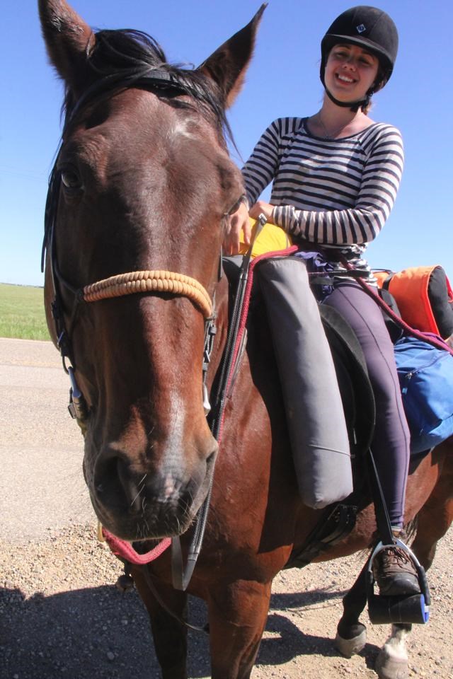 Girl and horse