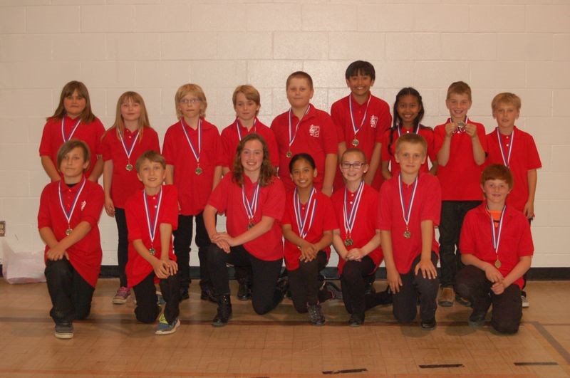 Beginner band Merit awards were presented to band students. From left, they were: (back row) Peyton Fullawka of Sturgis; Tessa Reine of Norquay; Nathan Anaka of Sturgis; Cyrus Stittle of Sturgis; Jayden Fedorchuk of Sturgis; Joshua Mendoza of Invermay; Anne Dela Cruz of Preeceville; J.T. Foster and Carson Ebert of Norquay, and (front) Jackson Krotenko of Canora; Matthew Korney of Preeceville, and Meadow Ostafie, Methyl Trask, Jayden Burym, Hayden Strelioff and Tomas Hauber, all of Canora.