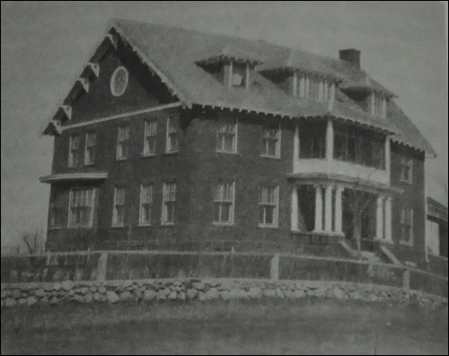 Acadia House, built in 1917, burned down in 1935. Photos from Richard Remembers history book