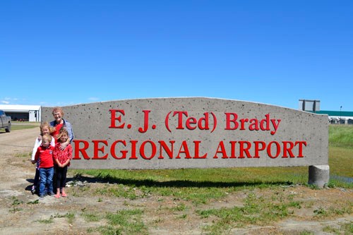 The Carlyle Flying Club's 60th Anniversary was not only a celebration of six decades of area aviation, it was also an opportunity to honour former Carlyle mayor, E.J. “Ted” Brady, as the town's airport was officially renamed the E.J. (Ted) Brady Regional Airport in his honour. Brady, a tireless supporter of the community, was responsible for acquiring funds for the airport's paved runway and other improvements to the facility.