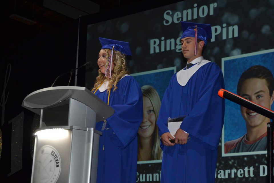Senior ring and pin