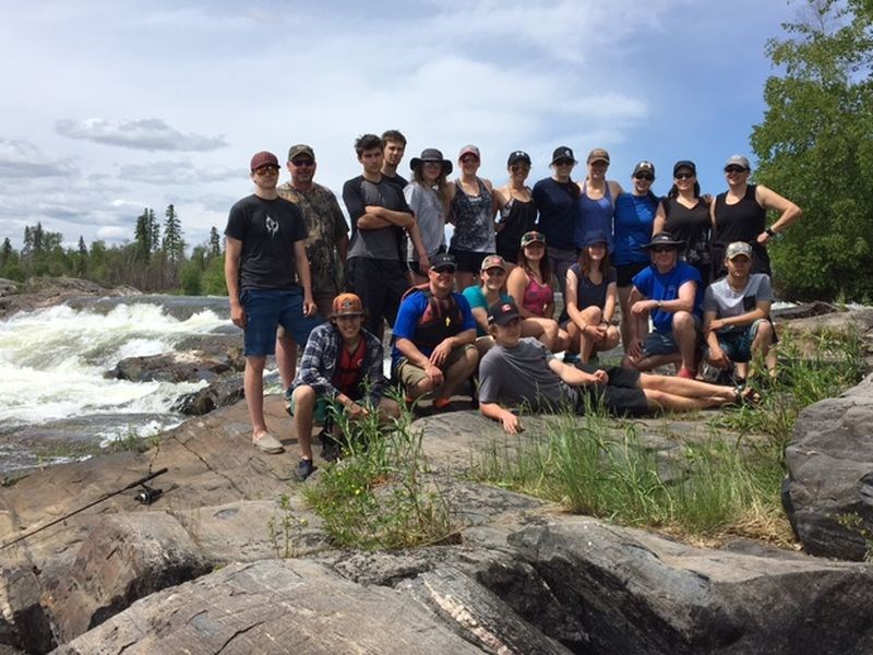 A group of 20 Kamsack residents, students of the Kamsack Comprehensive Institute and their chaperones went on a 50-kilometre canoe trip in northern Saskatchewan June 9 to 13 travelling from French Lake to Missinipe, which is north of LaRonge. The following students were on the trip: Jayden Raabel, Henry Thomas, Kyle Morgan, Kaylie Bowes, Lexie Tomochko, Allison Thomsen, Breanna Bland, Mikayla Woloshyn, Nicholas Shingoose, Colin Tulloch, Regan Nichol, Chloe Irvine, Koryssa Woloshyn and Julianna Raabel. Accompanying them were Thomas, Mark Forsythe, Barbara Tanner, Rhonda Thomsen, Brian Morgan and Chase Shingoose, a student who has already graduated.