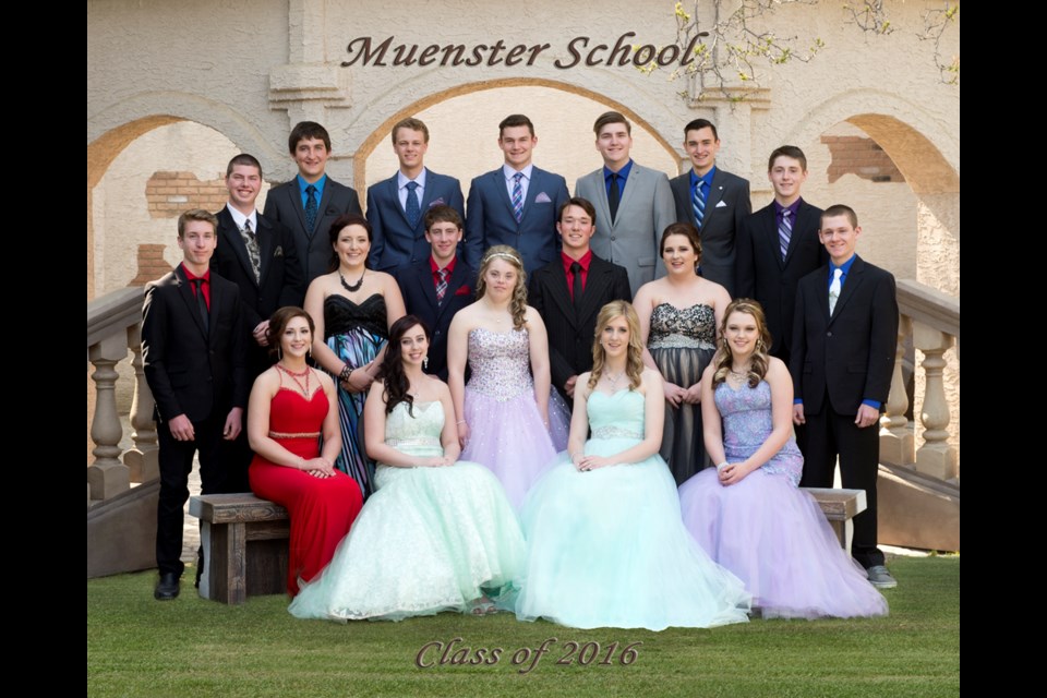 Back row L-R: Justin Eisner, Dylan Dobmeier, Carter Frerichs, Bryce Rueve, David Hofmann, Kody Behiel, Jayden Engele Middle row L-R: Chase Sogge, Marissa Michel, David Lacoursiere, Sydney Waldner, Darwin Lessmeister, Emily McKay, Dawson Mollenbeck Seated L-R: Brittney McTaggart, Chianna Washburn, Madisyn Davis, Jade Tebbe photo by Reflections by Richard