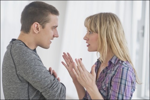 people talking