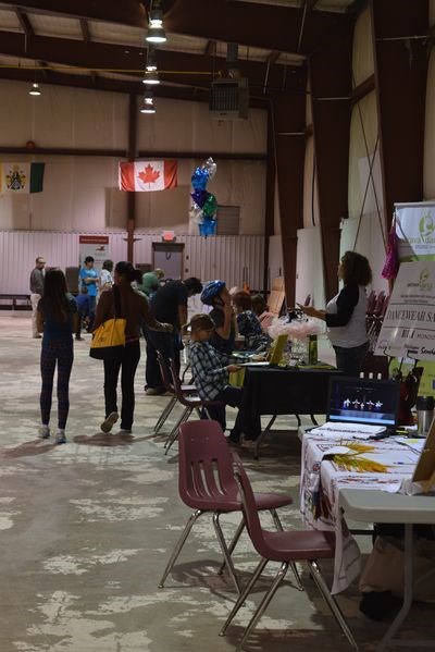 Parents and children went around the 12 tables set up to register for activities at the mass registration night on September 8. Aaron Herriges, the Director of Leisure Services for Canora, said the event had a good turnout with clubs seeing the same or better numbers of people registering.