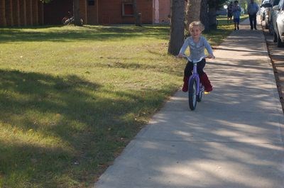 Ally Babiuk enjoyed going for a bicycle ride in Sturgis on September 17.