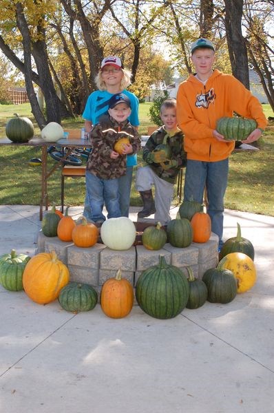 From left, were Nathan, Oliver, Caeleb and Wyatt Anaka.