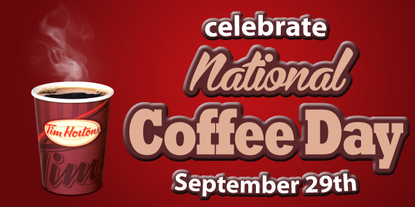 Tim Hortons celebrates National Coffee Day with discounted coffee