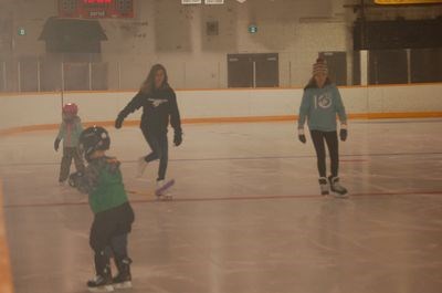 Dexter Penner was joined by Emily Prestie and Kirsten Murray for the first skate of the winter season. The Preeceville Skating Arena kicked off the season with a general skate on October 15.
