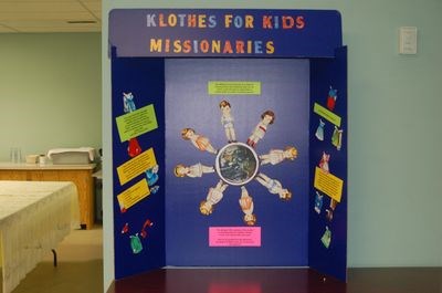 The Sturgis Catholic Women's League sponsored the Klothes for Kids Missionary. The project is held in the basement of Roman Catholic Church but participants welcome everyone from all congregations in the surrounding communities.