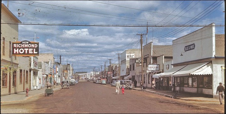 Flin Flon Main Street circa early 1940