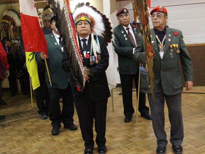 FSIN Meets – The Federation of Sovereign Indigenous Nations (FSIN) held their fall legislative session in Yorkton. The Chiefs of the 74 First Nations, Tribal councils, Senate, Veterans and FSIN Executive are gathered in the city for the event. Pictured, the grand entry at the opening ceremony.