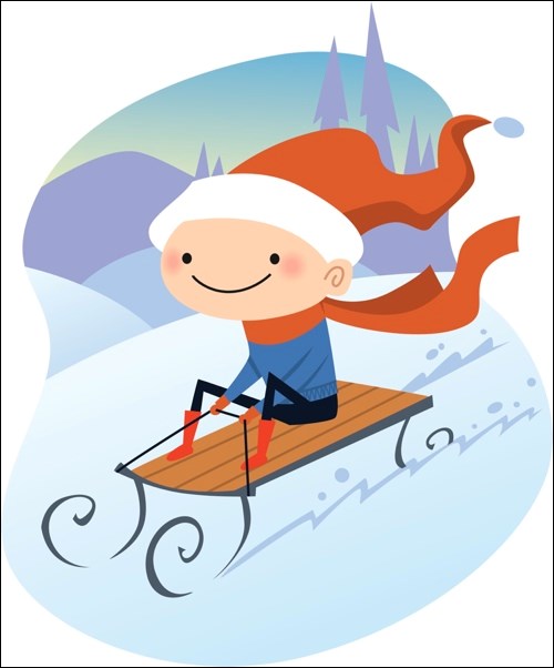 sledding