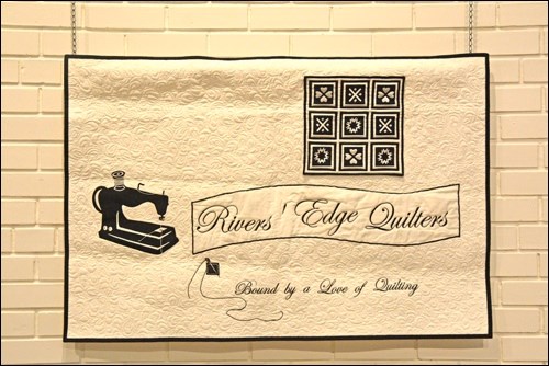 Rivers' Edge Quilters hosted a reception at the Chapel Gallery Thursday evening, Nov. 17. Donations were accepted on behalf of The Lighthouse. Michele Fiolleau of Mami's Country Quilts in Duck Lake was also on hand to present a trunk show. The reception coincided with three days of events hosted by the local quilting group, including workshops and a trunk show featuring eight vendors. Photos by Shannon Kovalsky