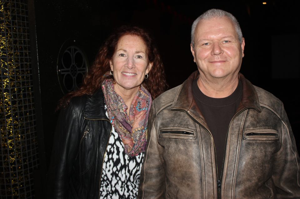 Locomotives of Bienfait director William Fraser, right, and his wife, Heather MacKenzie, were please